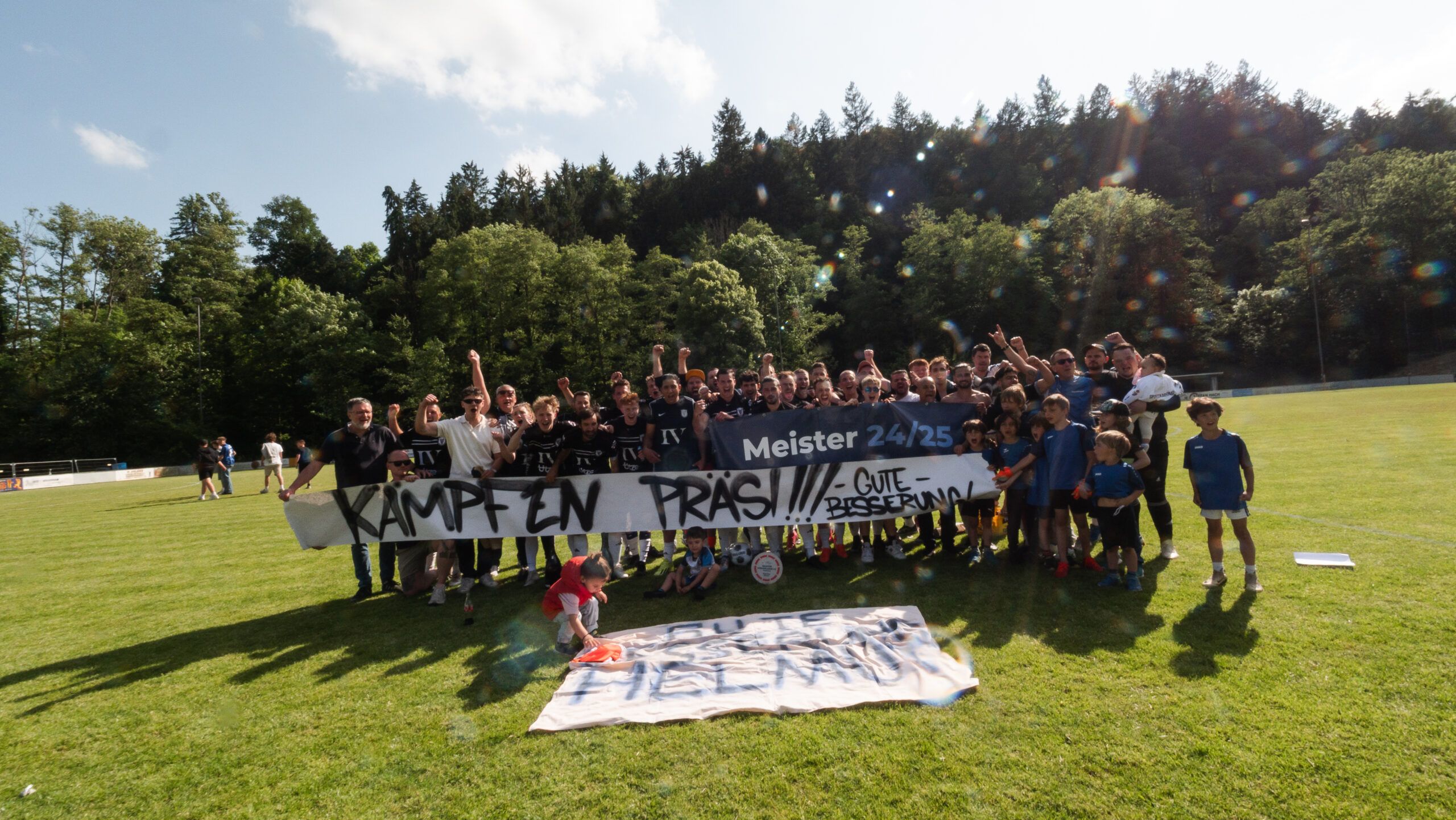 SpVgg Neckarsteinach auf dem Platz