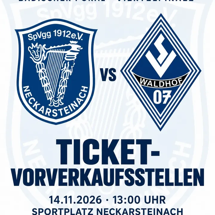 Der Vorverkauf startet! 🎟️ Ab morgen, Samstag, 3. Oktober, bekommt ihr eure Tickets für unser Viertelfinale im Badisch…